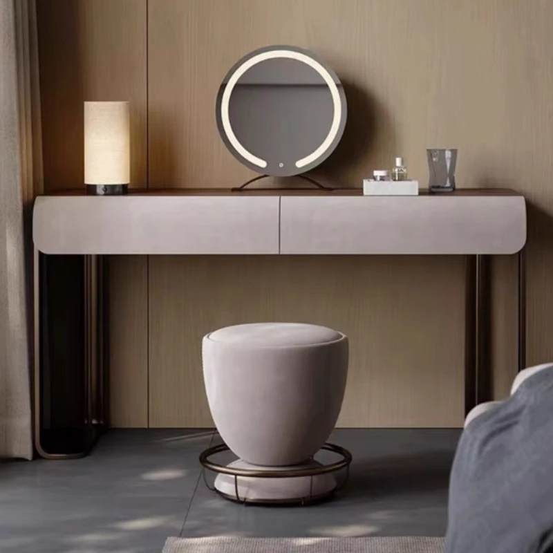 

Modern Storage Dressing Table Stool Luxury Makeup Mirrors Dresser Nordic Modern Room Penteadeiras De Maquiagem Bedroom Furniture