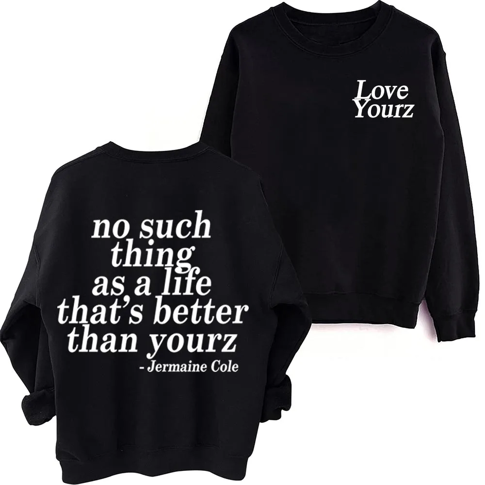 

Толстовка с надписью J Cole Dreamville Love Yourz для мужчин и женщин, толстовка с круглым вырезом в стиле Харадзюку