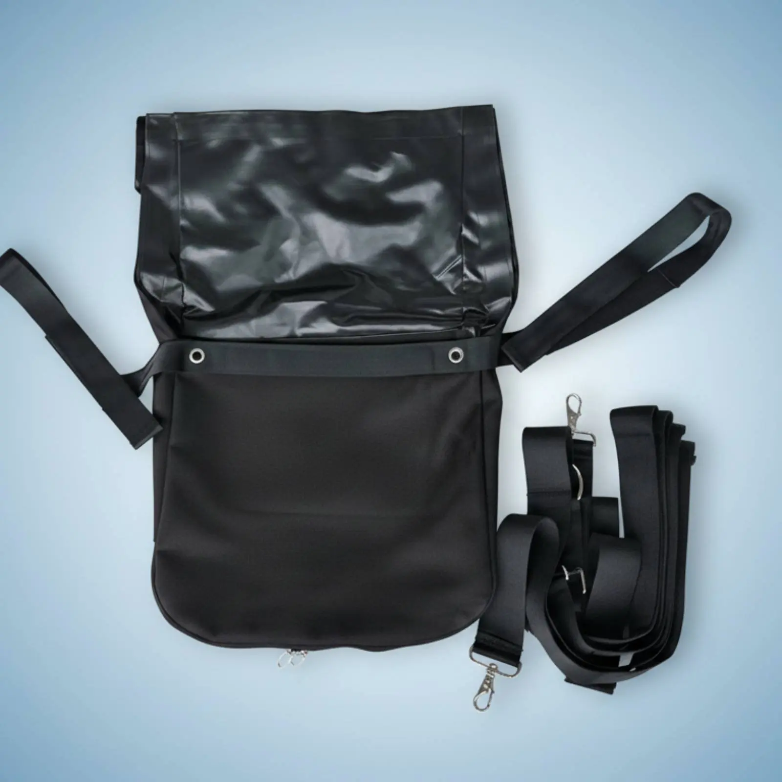 Horse Manure Bag Adjustable Straps Horse Manure Catcher Bag Equine Poop Diaper Waterproof Lightweight for Mounted Police Units