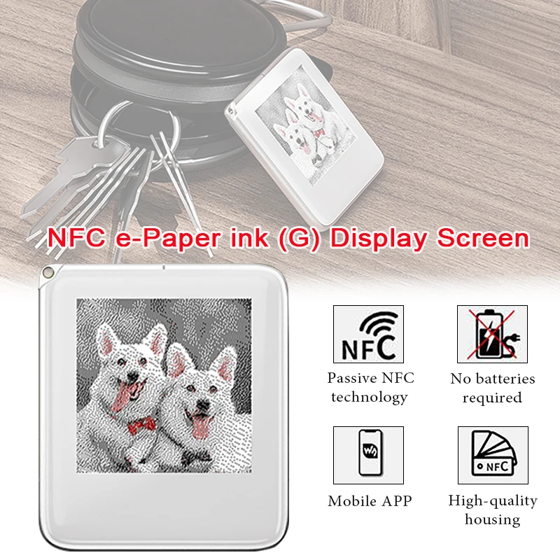 1.54inch Passive NFC e-Paper ink (G) 3-Color Display Screen Wireless Power & Data T For Image Photo Album And Nameplate Display