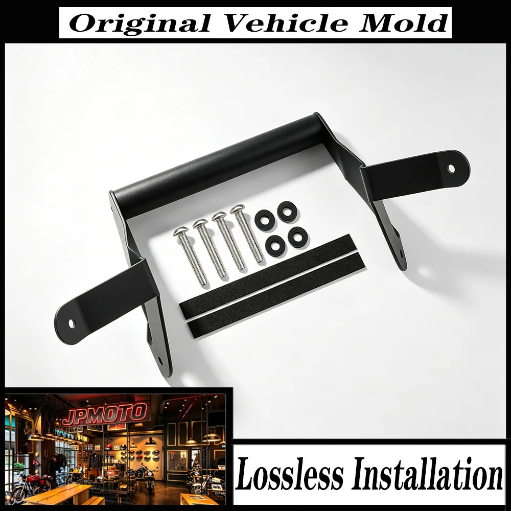 

For Honda NT1100 NT 1100 2025-2026 Motorcycle GPS Phone Mount Bracket Extension Bar Holder Support Iron Black Accessories Kit Se