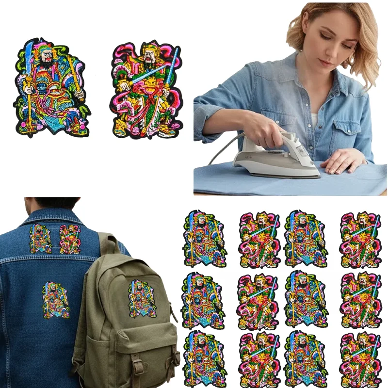 

Высококачественная тканевая наклейка с вышивкой, традиционные аксессуары для одежды, наклейка «сделай сам», значок в китайском стиле, пятно