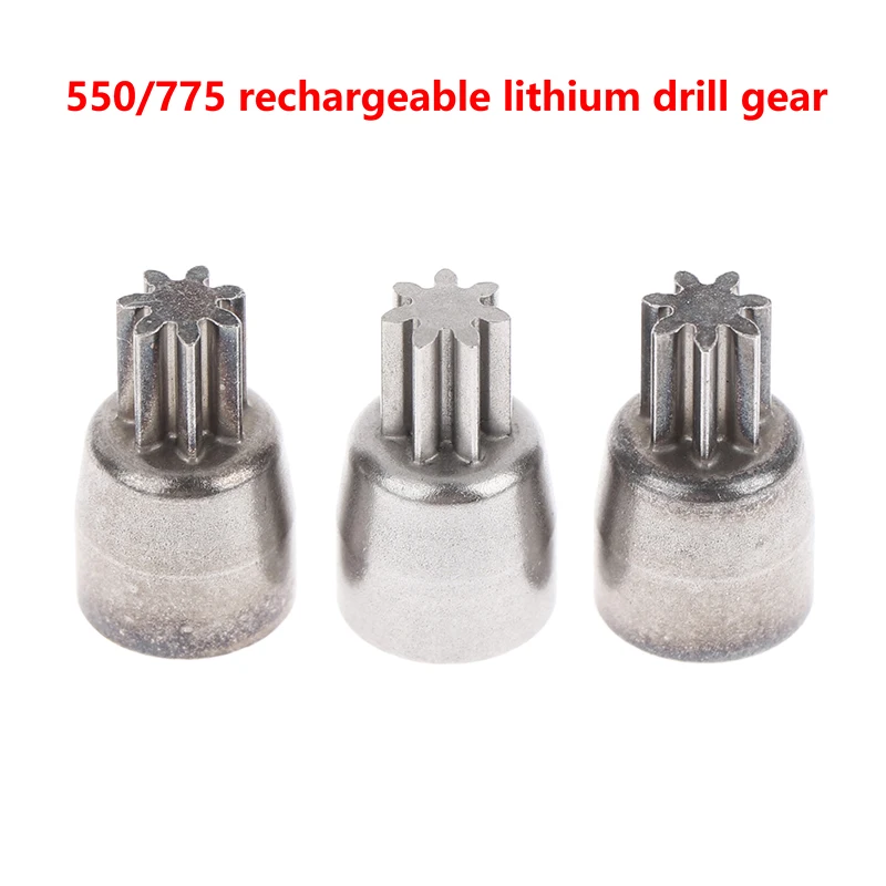 1/3Pcs Machine Impact Batch Accessories 7 Teeth Gear For 550 DC Motor Impact Screwdriver Car Washing