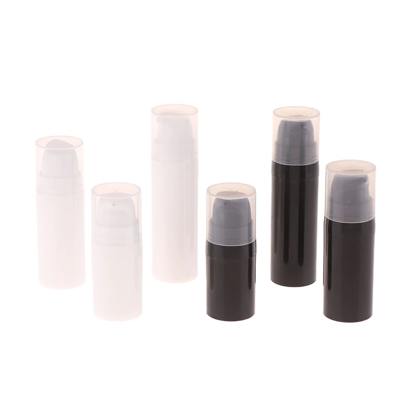 Bouteilles de Lotion rechargeables, pompe sans air, conteneur de produits de toilette sous vide, bouteille cosmétique vide en plastique 5ml 10ml 15ml
