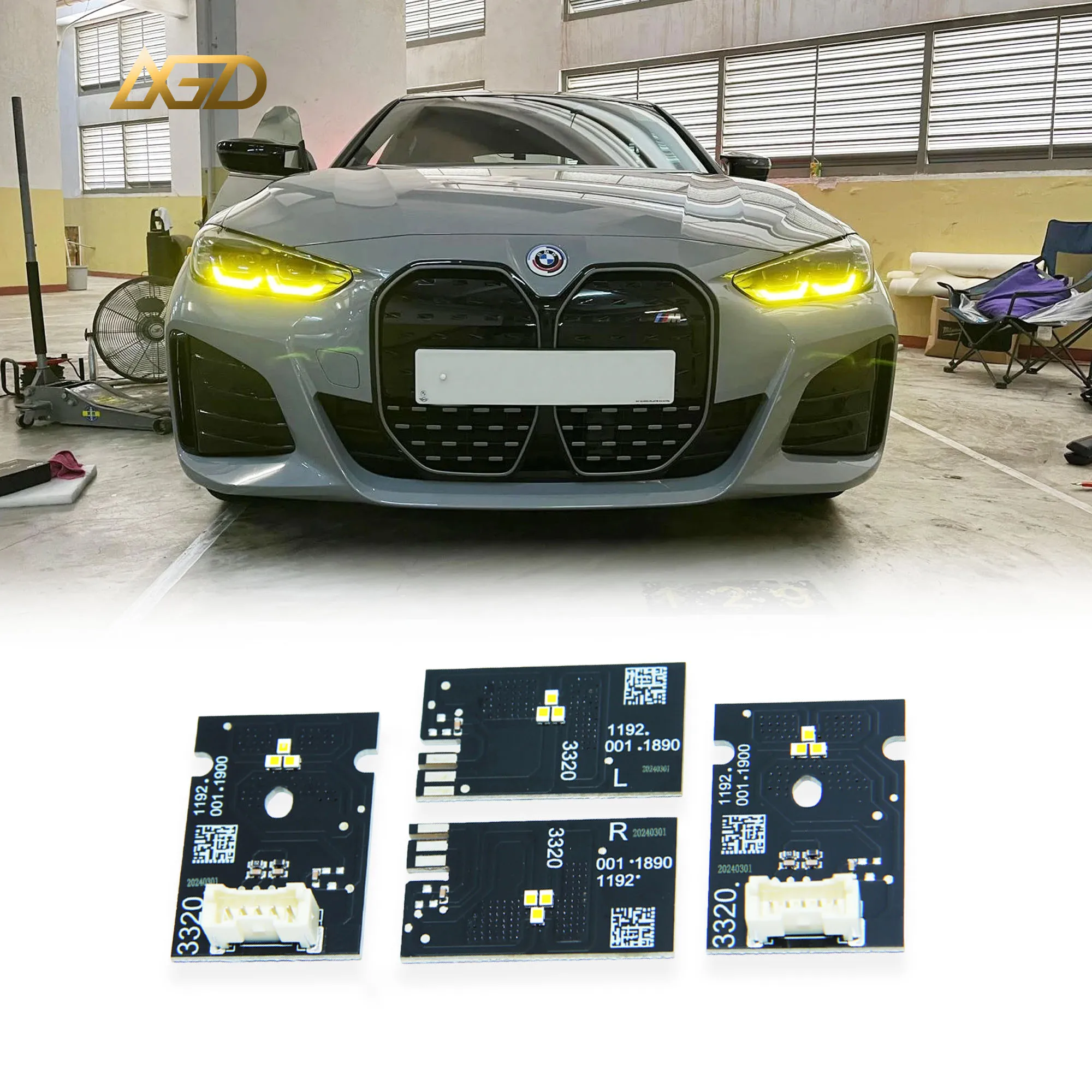 

CSL Style Angel Eye DRL for BMW 4 Series G80 M3 G82 M4 G22 G26 Board Fits Global LED Headlight