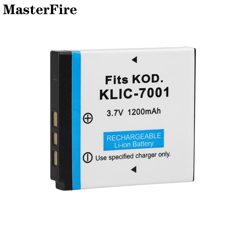 KLIC-7001 K7001 KLIC7001 1200mah 3.7V Camera Battery for Kodak EasyShare V705 V610 V550 M320 M340 M853 M1063 M1073 Batteries