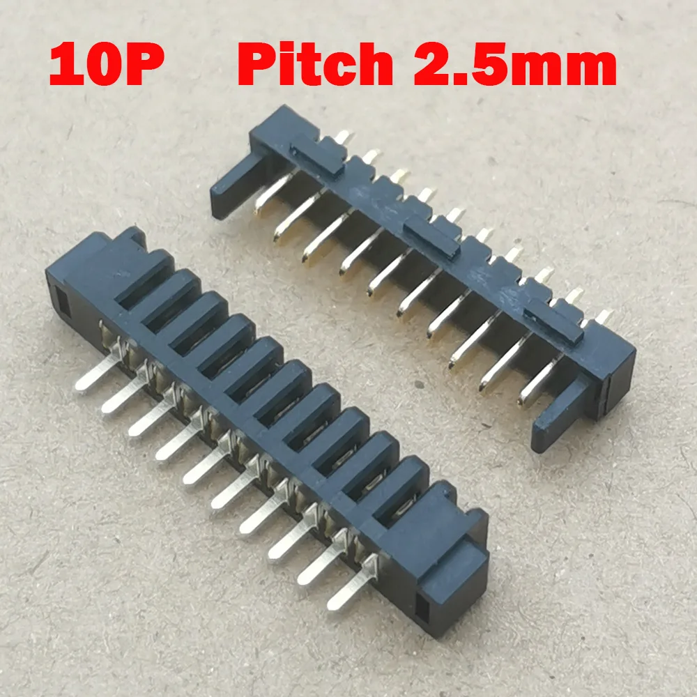 10-pinowe złącze akumulatora 10-pinowe złącze 2,5 mm Uchwyt Klips Gniazdo Styk Męskie Żeńskie Gniazdo Wtykowe Do Royal PRO/Elf 4/Royal MAVIC