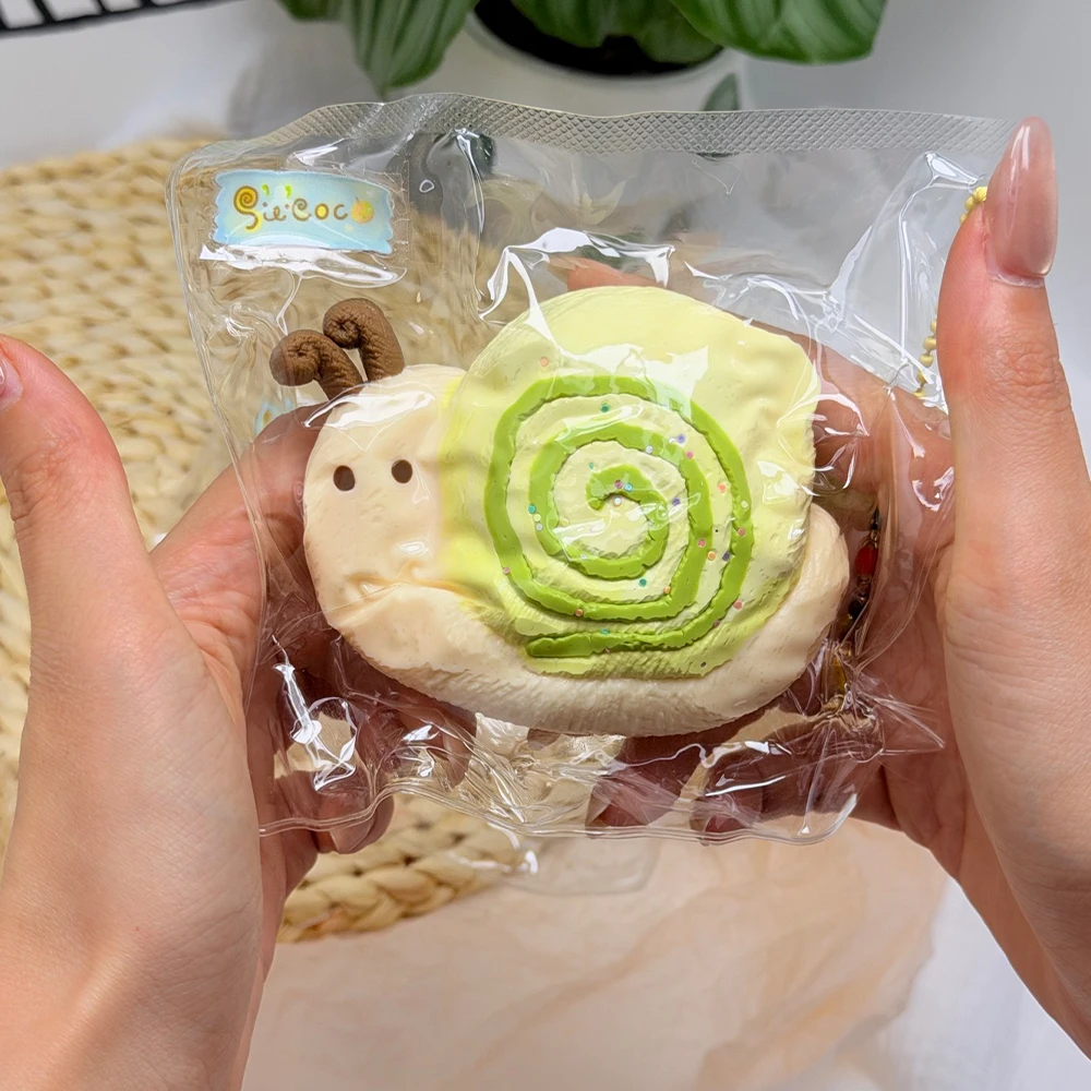 Silicoco Animal Series Swirl Snail Stress Relief Soft Silicone Toy Slow Rebound Soft Squishy Squeeze #Nulala100017
