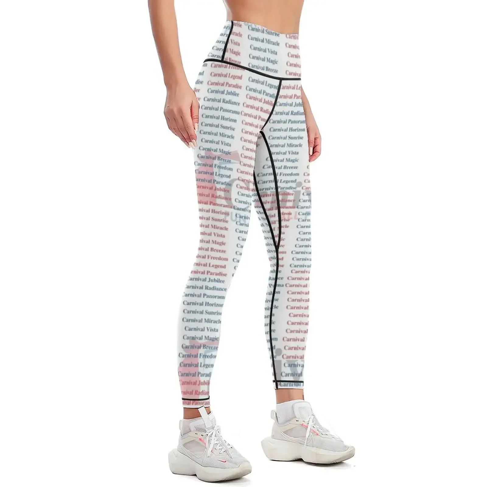 Carnival Ship Names Leggings workout clothes for Women's trousers for physical legings for fitness Womens Leggings
