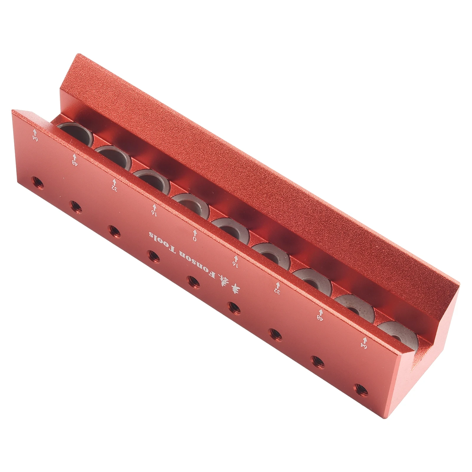 20 Precision Woodworking Dowel Drill Guide Locator 412mm Vertical Pocket Hole Jig Anodized Adjustable Bushing Sizes