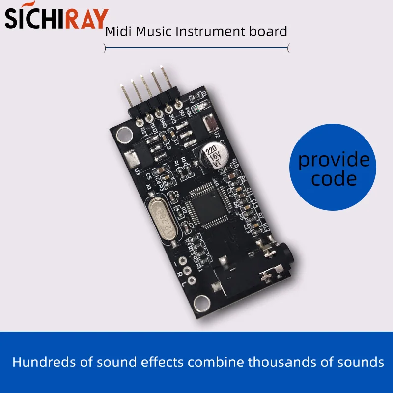 MIDI Sound Input Module Electronics Music  Synthesizer Audio Effecting Devices Instrument Board Accessories For Arduino Hardware