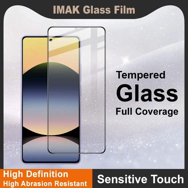 IMAK زجاج مقسى لهاتف Xiaomi Redmi Note 14S 4G Pro + طبقة حماية كاملة للشاشة