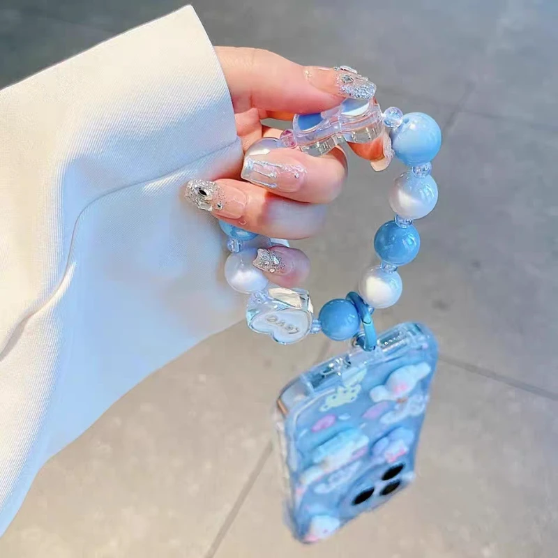 Cinnamoroll Melodie Cartoon 3D Case Voor POCO M7 F7 X7 X6 F6 M6 X5 M4 X3 Pro M5S C71 C61 C65 C75 5G 4G Keten TPU Telefoon Cover Gevallen