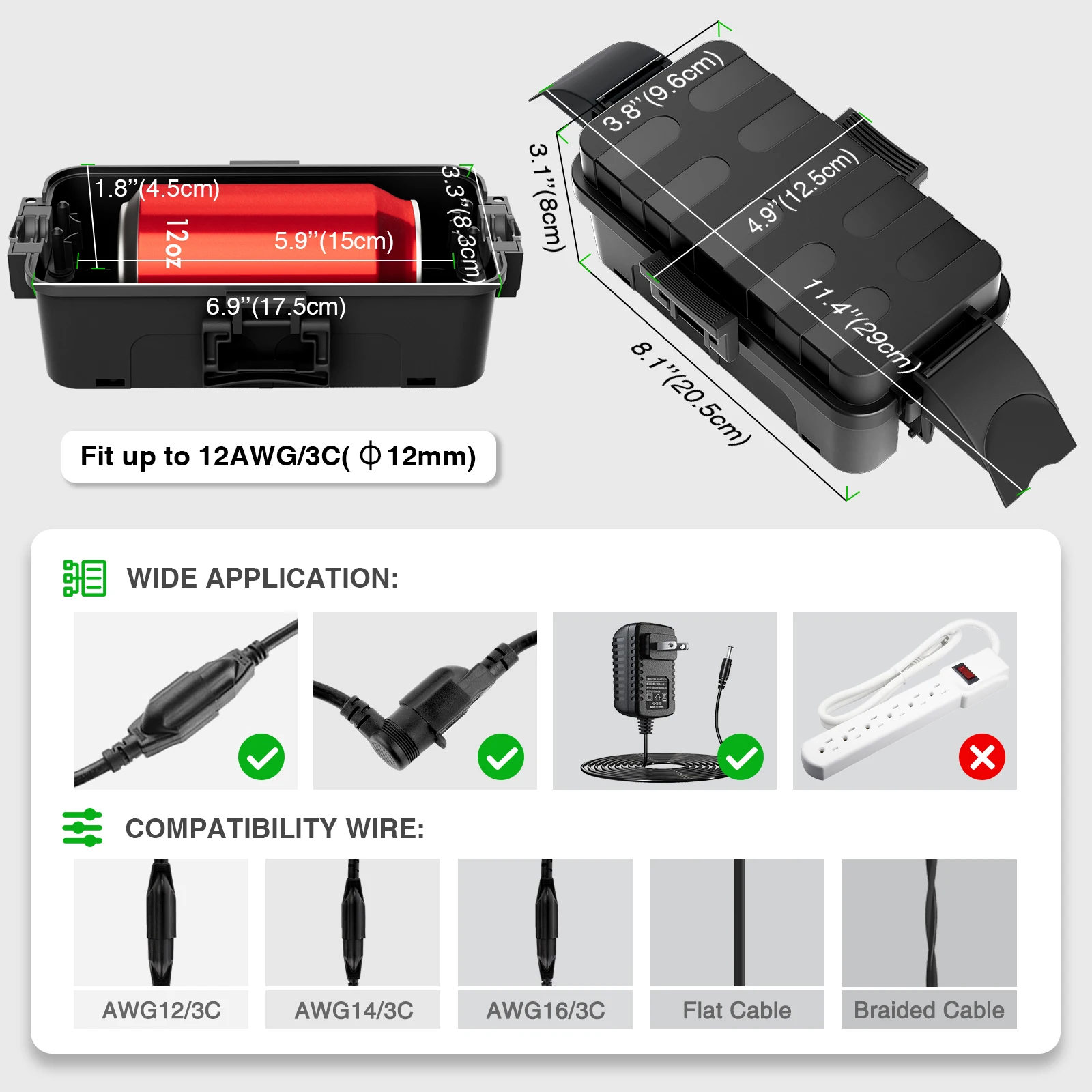 صندوق كهربائي خارجي مقاوم للما - مراجعة Outdoor Power Strip With Cover وسعره