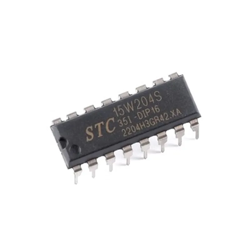 

5PCS Original authentic STC15W204S-35I-DIP16 STC8H8K64U-45I-SKDIP28 STC12C5A32S2-35I-PDIP40 enhanced 1T 8051 MCU