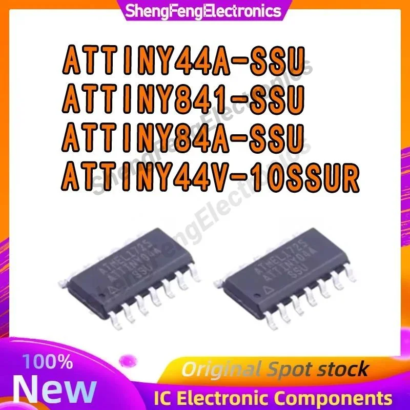 

ATTINY44A-SSU ATTINY44V-10SSUR ATTINY84A-SSU ATTINY841-SSU MCU чип SOP14 Интегральная схема 100% новый оригинал на складе