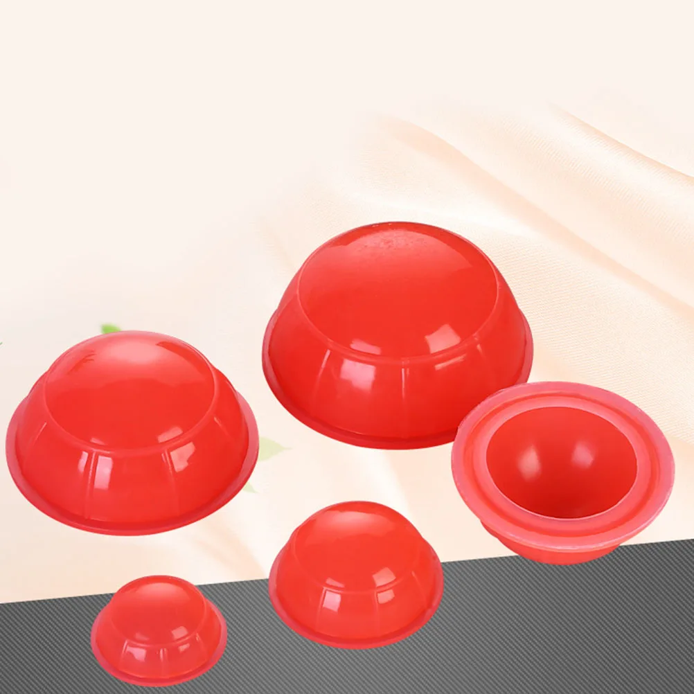 

12 Pcs Silicone Cupping Device Suction Cups Body Massager Vacuum Can Face Therapy Durable Material Improve Circulation All Body