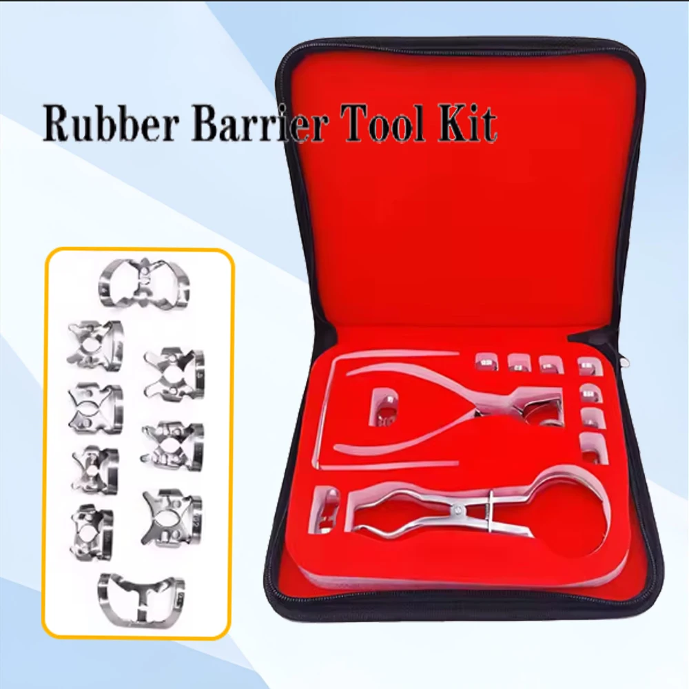 

Dental Dam Perforator Rubber Hole Puncher Set with Pliers for Teeth Care Orthodontic Tools Dentist Clinic 1 Kit Metal Tools