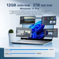 2026 Portable Windows 11 Pro Laptops Intel Core I7 8650U 16GB RAM 1TB SSD Office Gamer Study Notebook Computer PC - Image 2