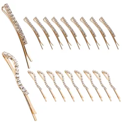 6pcs Ladies Simple Fashion Hairpin Sparkle-Diamond Hair Accessory Set