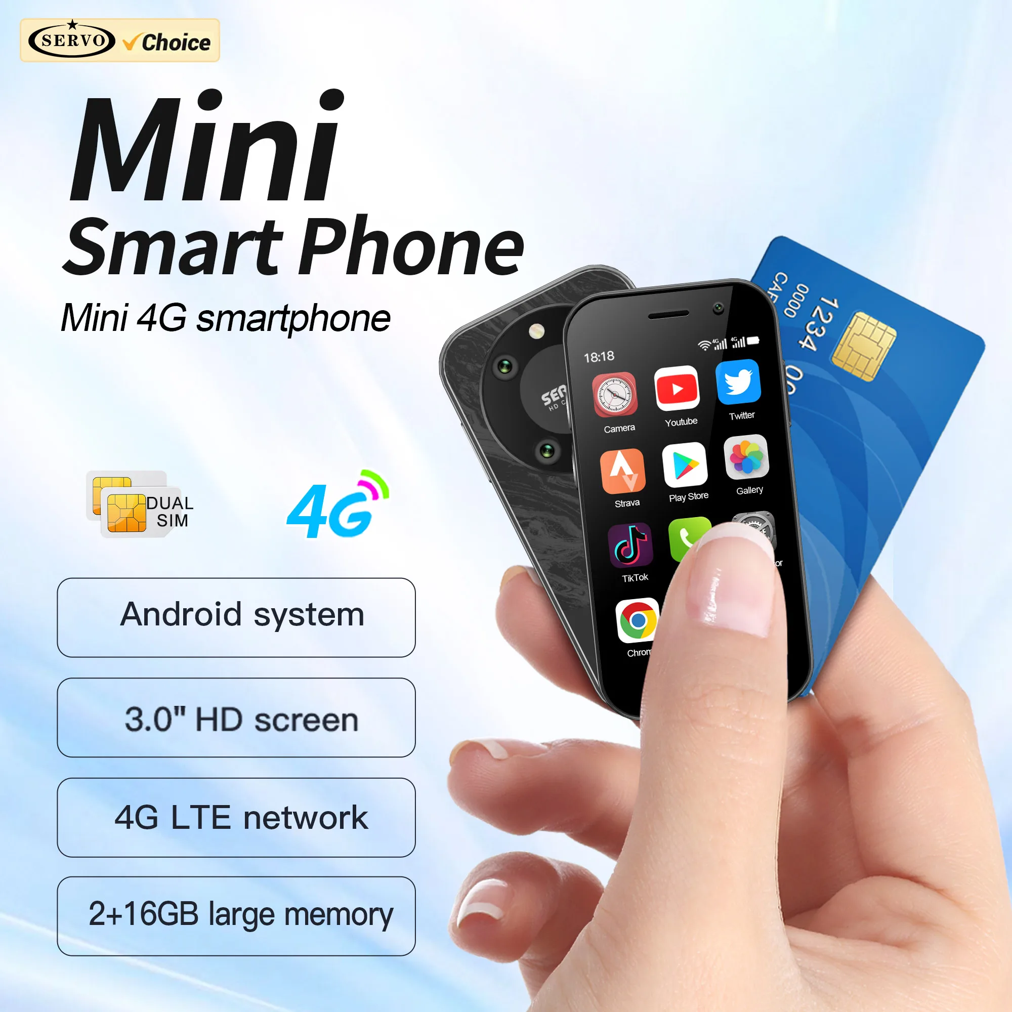 yZ[z SERVO KING9000 ~jX}[gtH 4G LTE Android VXe Google Play 16GB ROM WiFi fA SIM 3.0 C`|PbgX}[ggѓdb