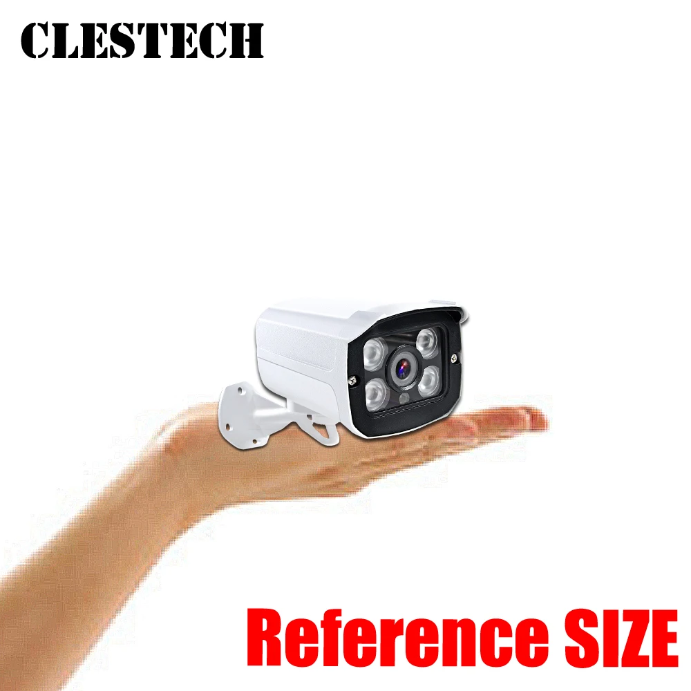 Metal 1200tvl Security Cctv Camera Hd Compatible Tv Waterproof Ip66 Outdoor Ir-cut 4led Array 35m Night Vision Upgrade For Home