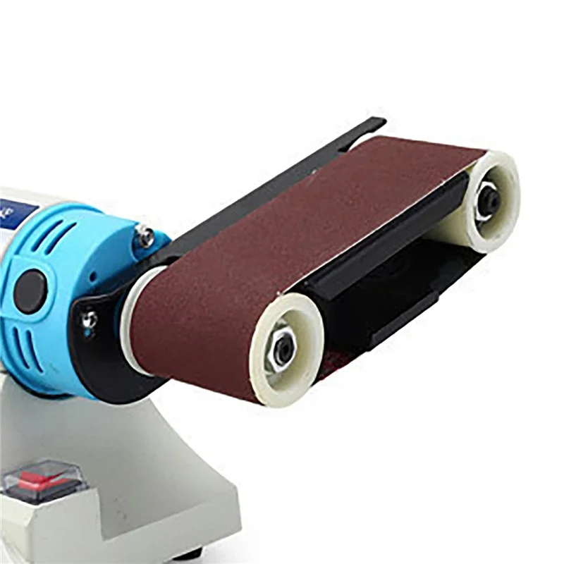 Imagem -06 - Tabela Abrasive Belt Head para Polishing Machine Metal Carpintaria Grinding Machine Sander Esquerda e Direita