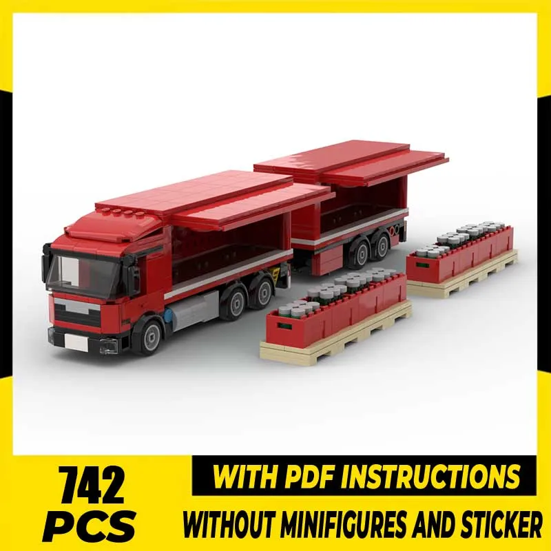 

Moc Building Bricks Lkw Truck Model Technology Blocks City Cars Model Assembly Gift Toys DIY Construstion Holiday Sets
