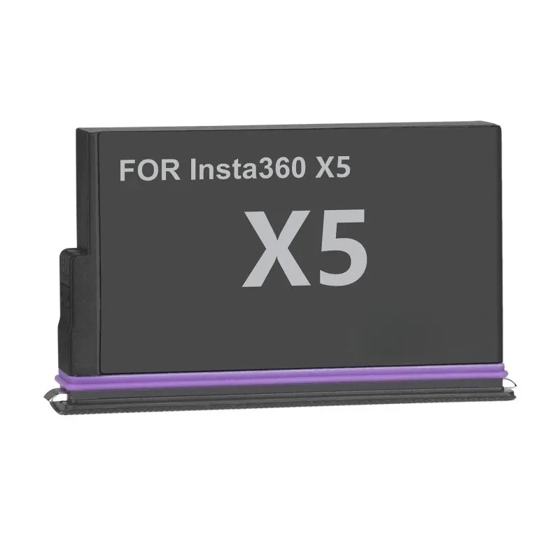 Baterai Isi Ulang 3.89V 2800mAh untuk Aksesori Insta 360 X5 untuk Baterai Insta360 X5 dan Pengisi Daya PD 2 Slot Kartu