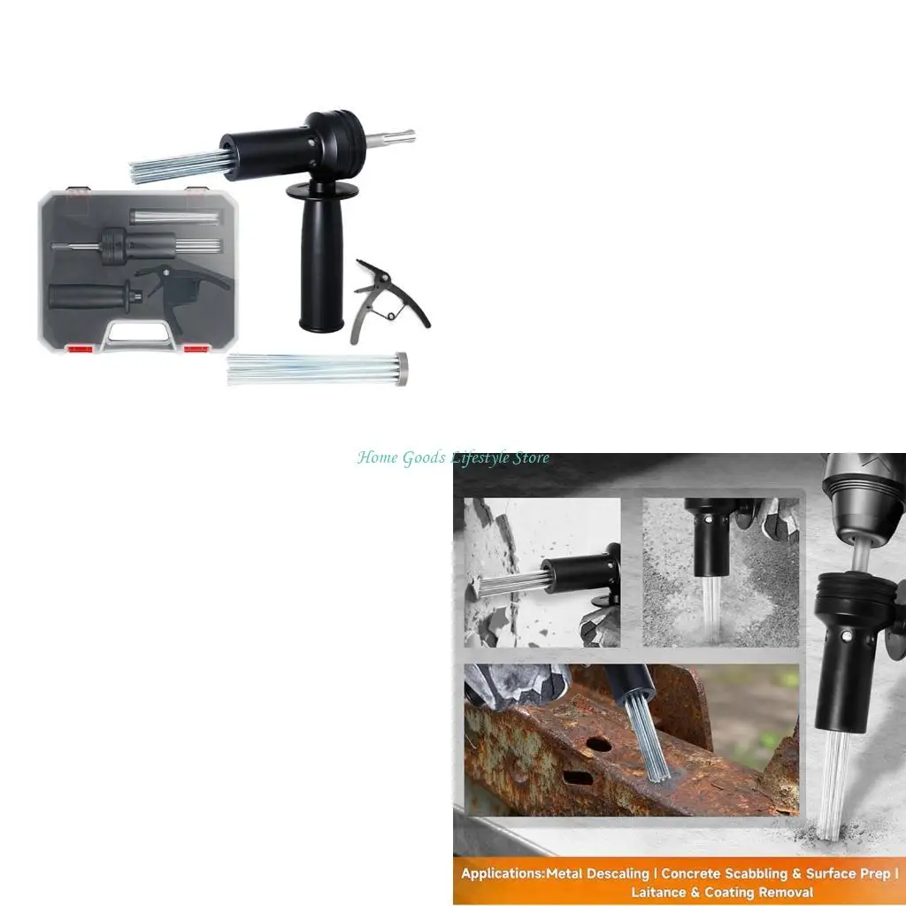 

E74E Highly Frequency Vibrating Rust Remover For Precise Surfaces Treatments Cleaning