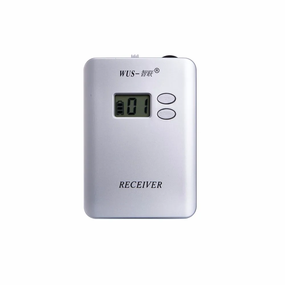 china supplier wireless audio system 2 transmitter + 40 receiver for small group tourist guider