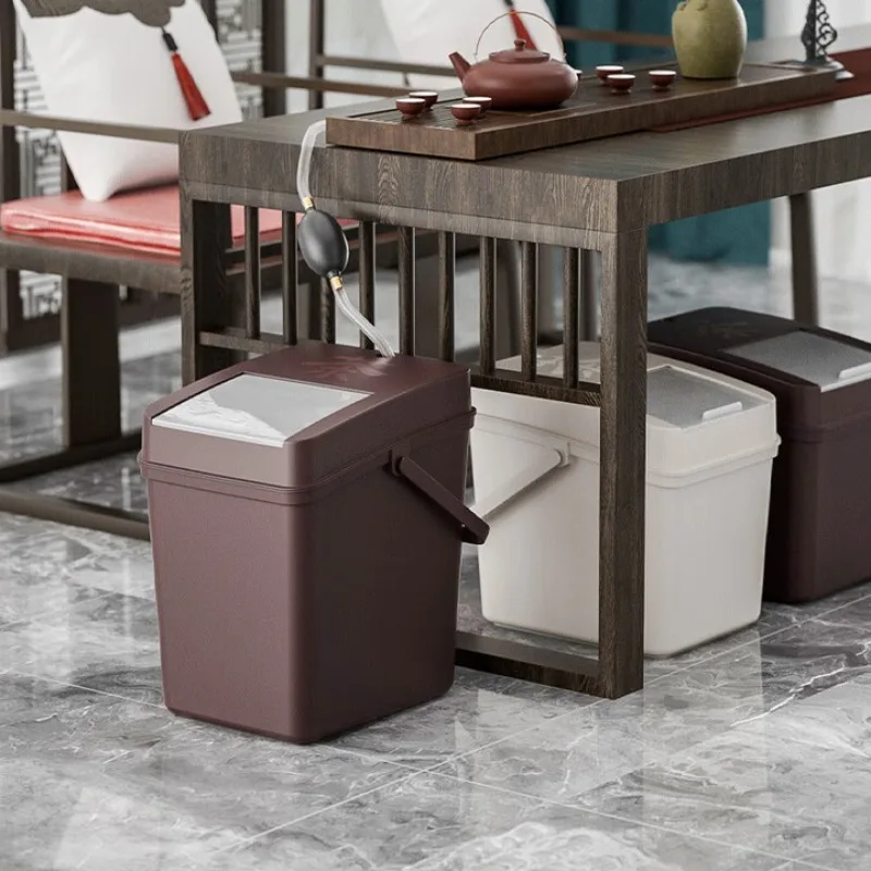 

Tea bucket table tea residue bucket drain small household wastewater bucket office tea