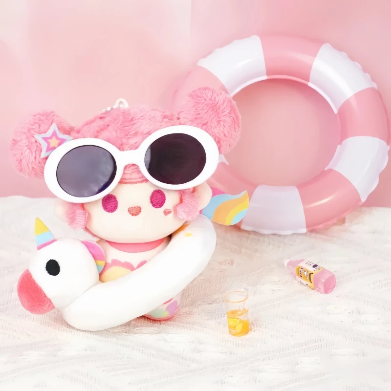 

Периферийные устройства для игры Honor Of Kings, летняя серия кругов для плавания Xiao Qiao Li Yuanfang, плюшевые украшения для рюкзака, игрушки, подарки для друзей