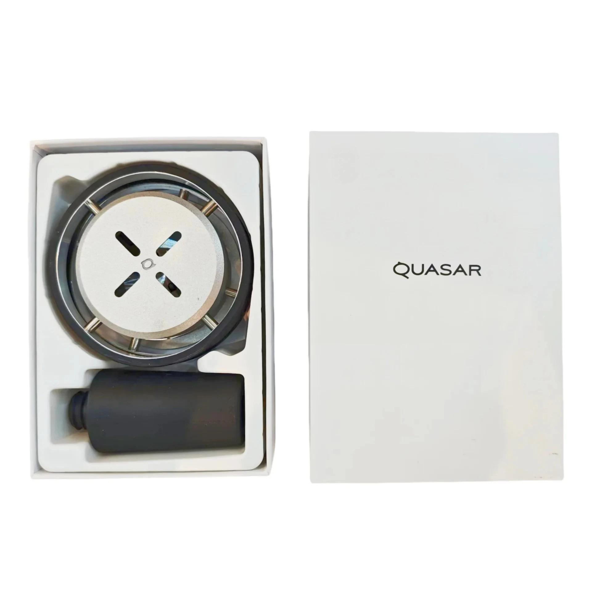 وعاء الشيشة QUASAR RAAS 2 - رأس فحم زجاجي ممتاز للشيشة مع نظام تدفق الهواء المتقدم، صندوق هدايا Chicha، ملحقات الدخان #6