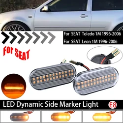 For SEAT Ibiza 6L Cordoba Toledo Leon MK1 MK2 LED Dynamic Side Marker Light Turn Signal Light for Octavia