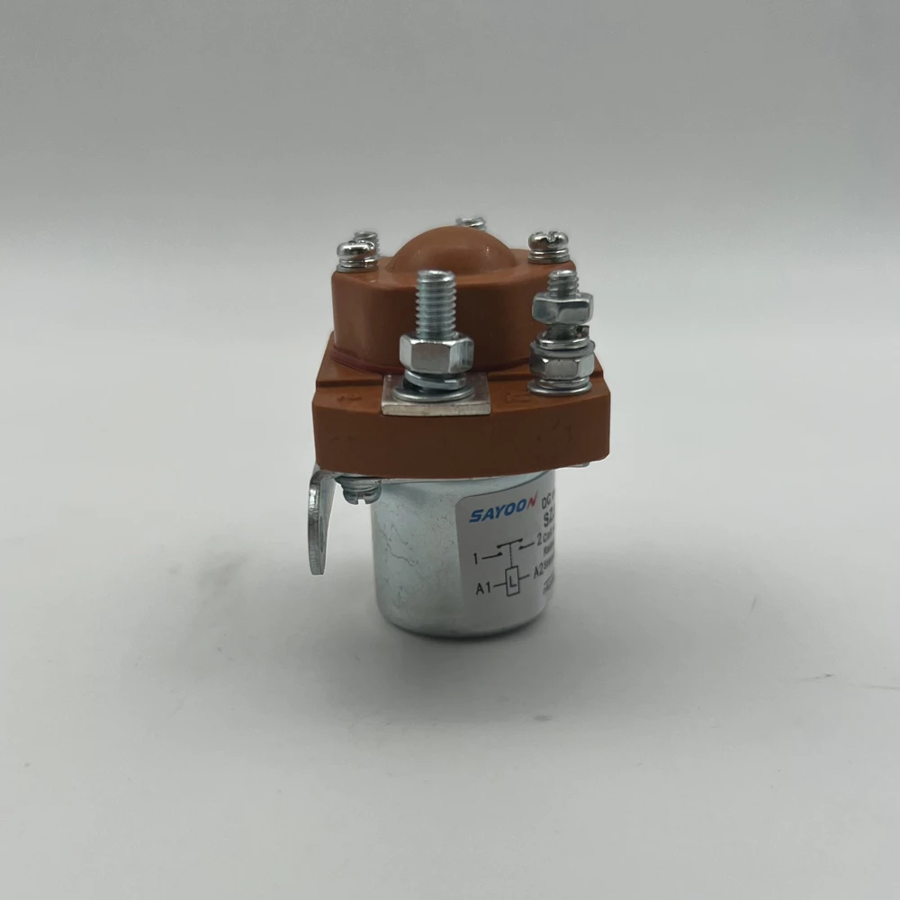SAYOON 50A Double Coil DC Contactor (SZJ50A / MZJ-50A) for 12V-72V DC Industrial Control Equipment