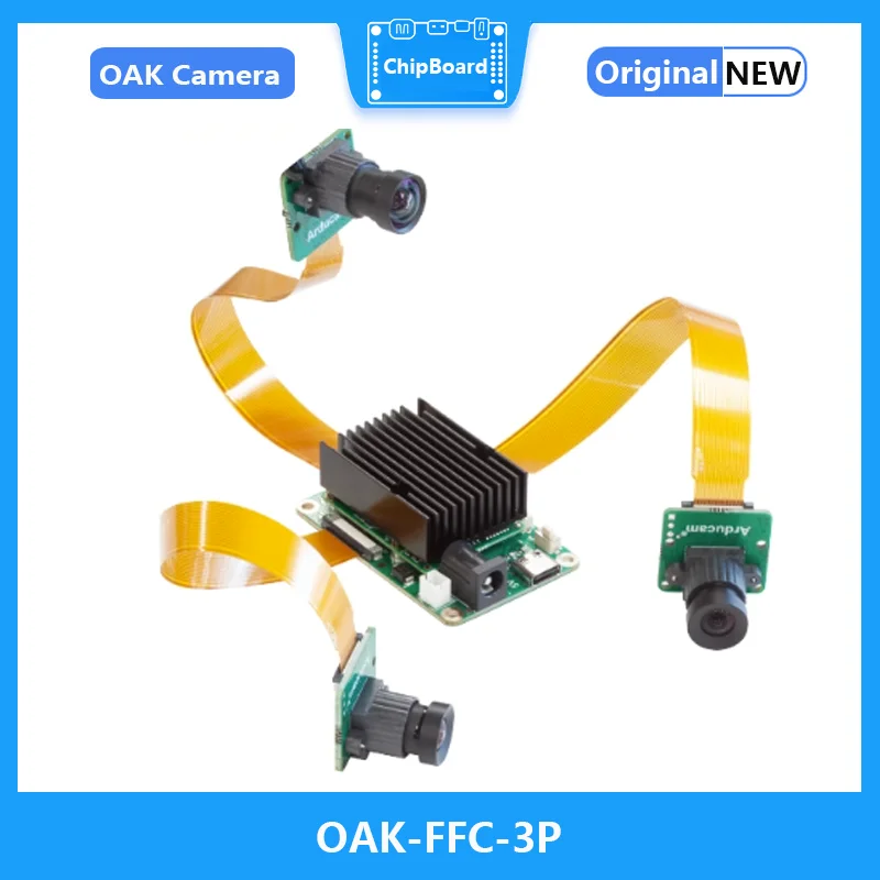 OAK-FFC-3P Split Machine Vision Camera OpenCVAI Embedded Binocular Deep Artificial Intelligence Camera