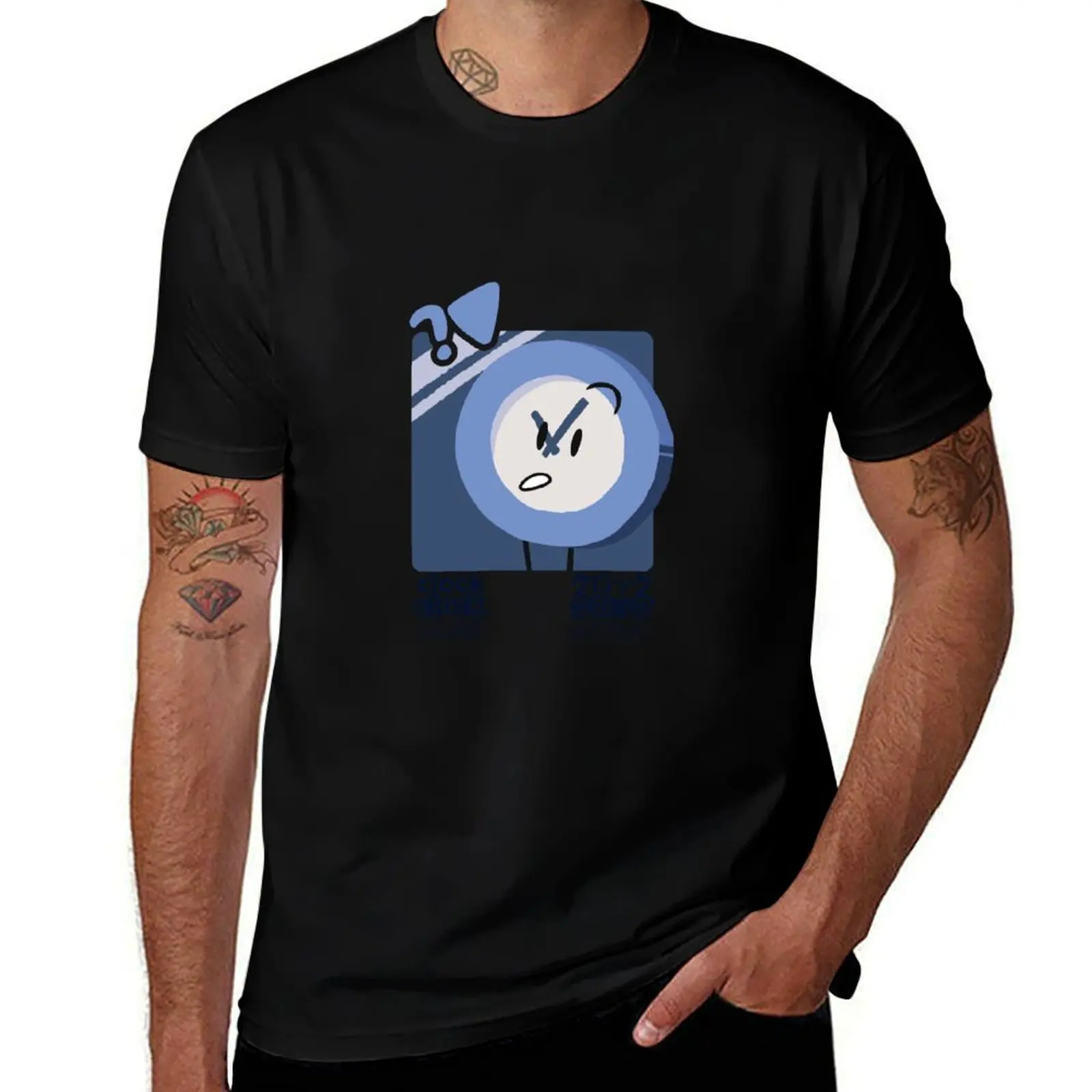 BFB Clock (Aikon Pack) T-Shirt Work Daily Short Sleeve Top T-Shirt