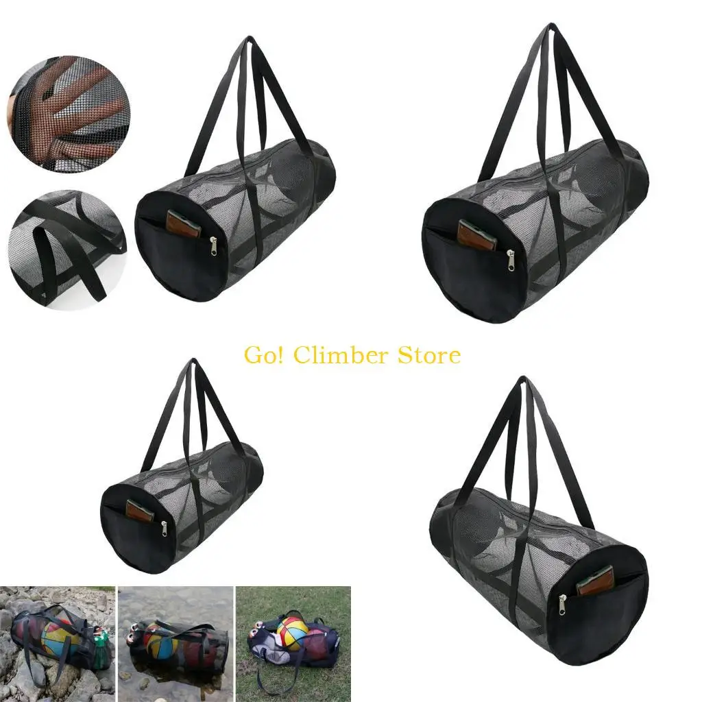 

Q84C Mesh Diving Duffels Bag, Collapsible Large Beach Bags and Tote with Zipper, Diving and Snorkeling Gear & Equipment Bags