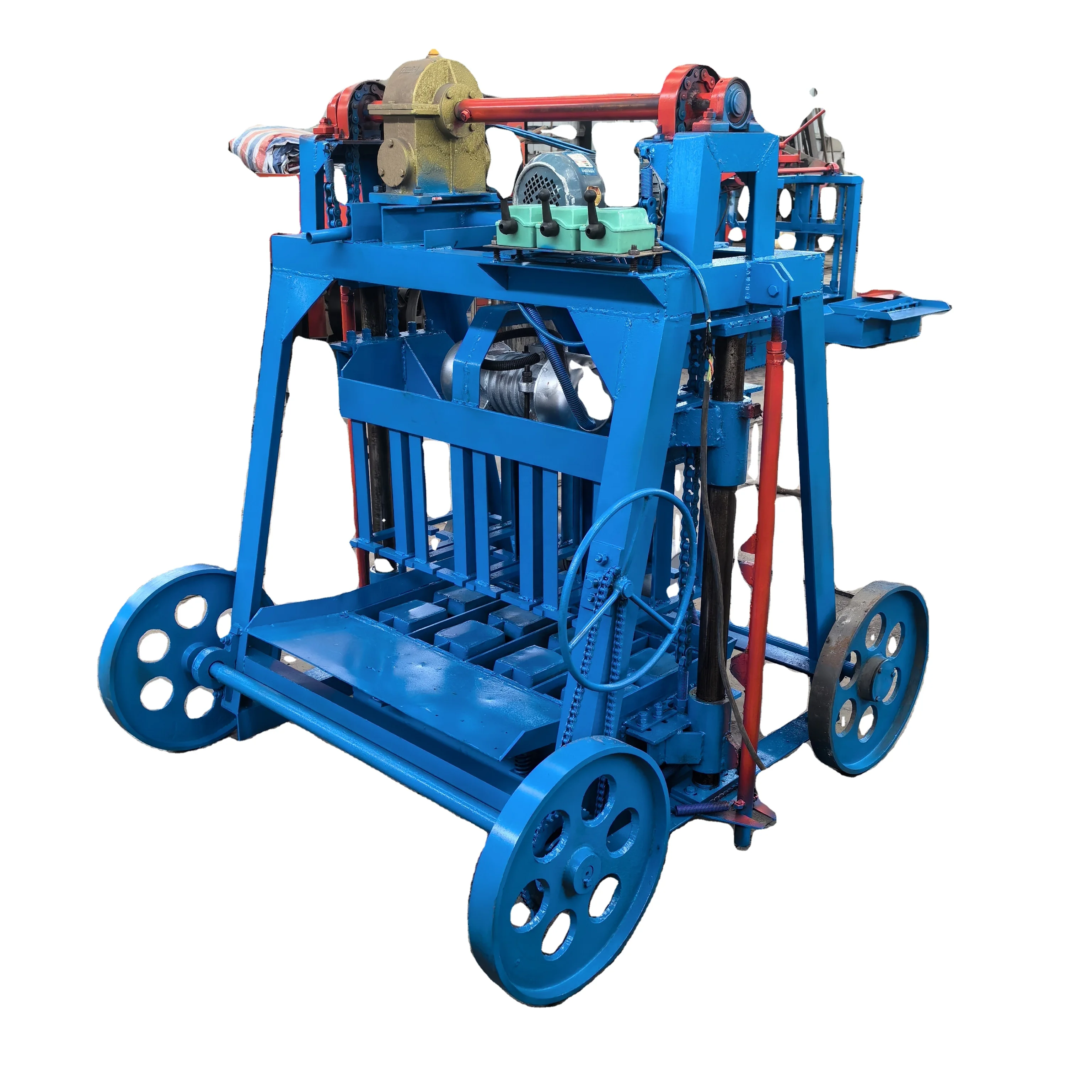 آلة كتلة الخرسانة آلات صنع الطوب الطيني المنقسم بالحجر