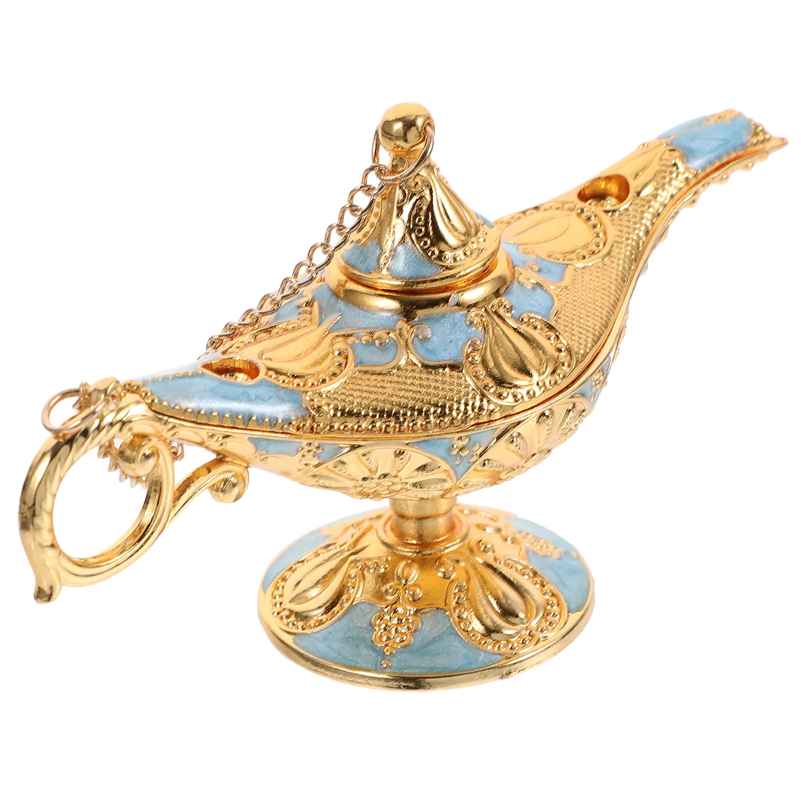 مصباح كلاسيكي زخرفة سطح المكتب ديكور للمنزل حفلة ديكور الإضاءة المعادن منحوتة الرجعية نمط هدية حفل زفاف