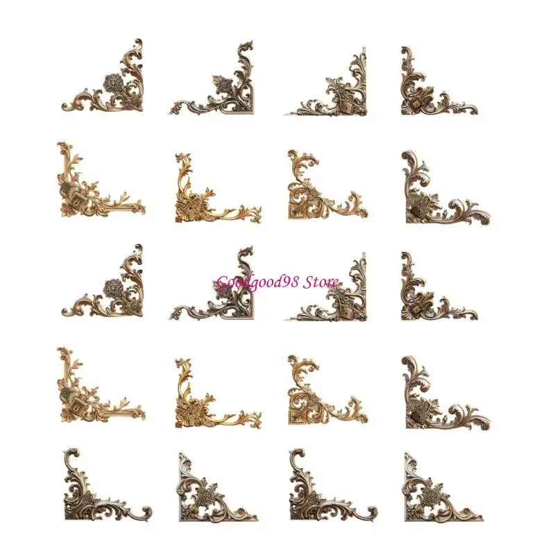 20heets Scrapbooking Sticker Sticked Sticked Corner for Journal Album