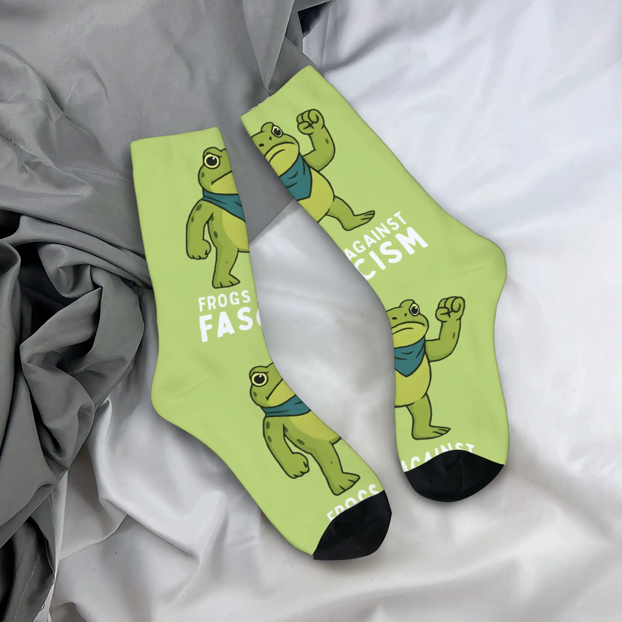 

Portland Frog Resist Socks Design Stockings Non Slip Men's Socks High Quality Winter Funny Skateboard Socks
