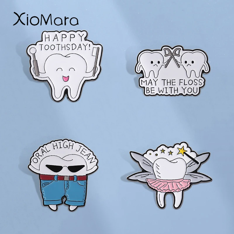 Эмалированные-булавки-happy-tooths-day-may-the-floss-be-with-you-металлические-броши-значок-на-лацкане-рюкзак-одежда-ювелирные-изделия-подарок-для-друзей