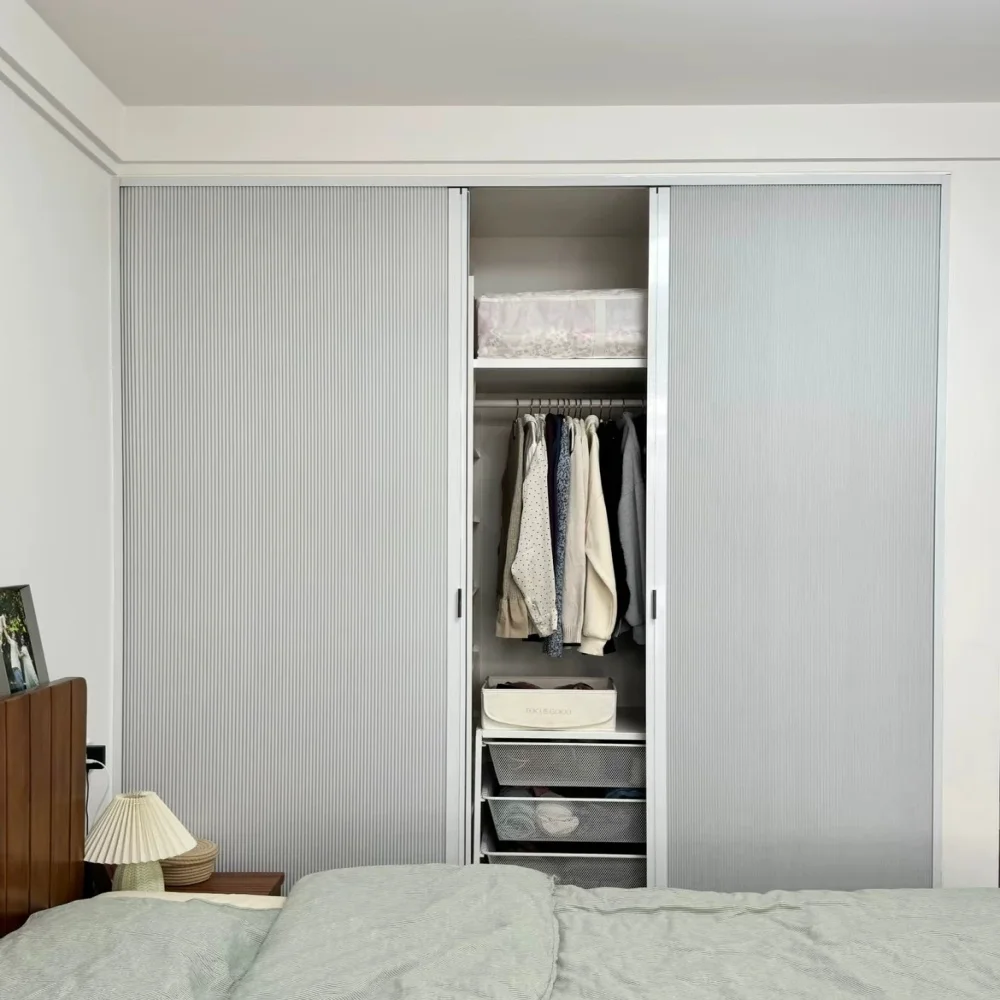 Custom Honeycomb Curtains Light Blocking Folding Windproof Warm Door Curtain for Bathroom Balcony Air Conditioning Partition