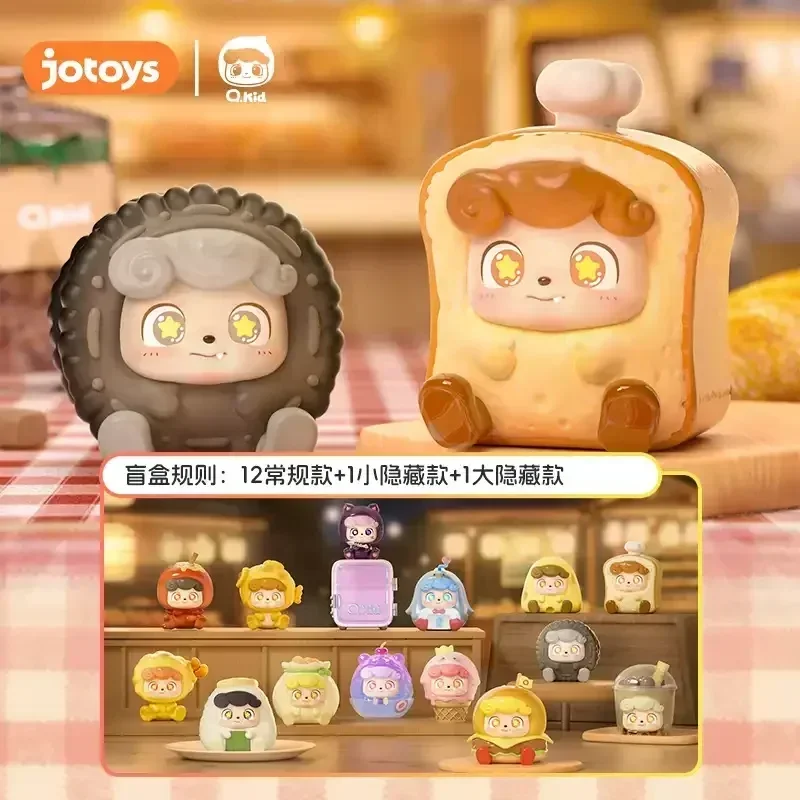 

JOTOYS Q.kid Street Snack Series Mini Blind Box Toys Mystery Box Оригинальная фигурка Guess Bag Mystere Милая кукла Kawaii Модель Подарок