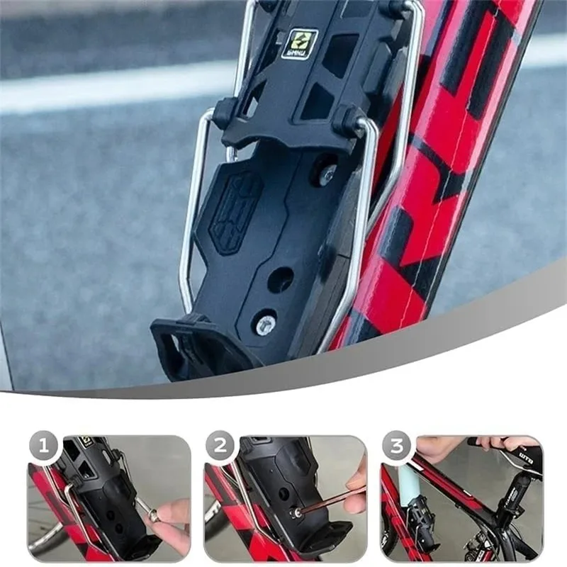Motorrad-Getränkehalter, verstellbare Sturzbügelhalterung, vibrationsfest, universell passend für 0,75-1,25 Zoll Lenker, Getränkehalterung – Detail 8