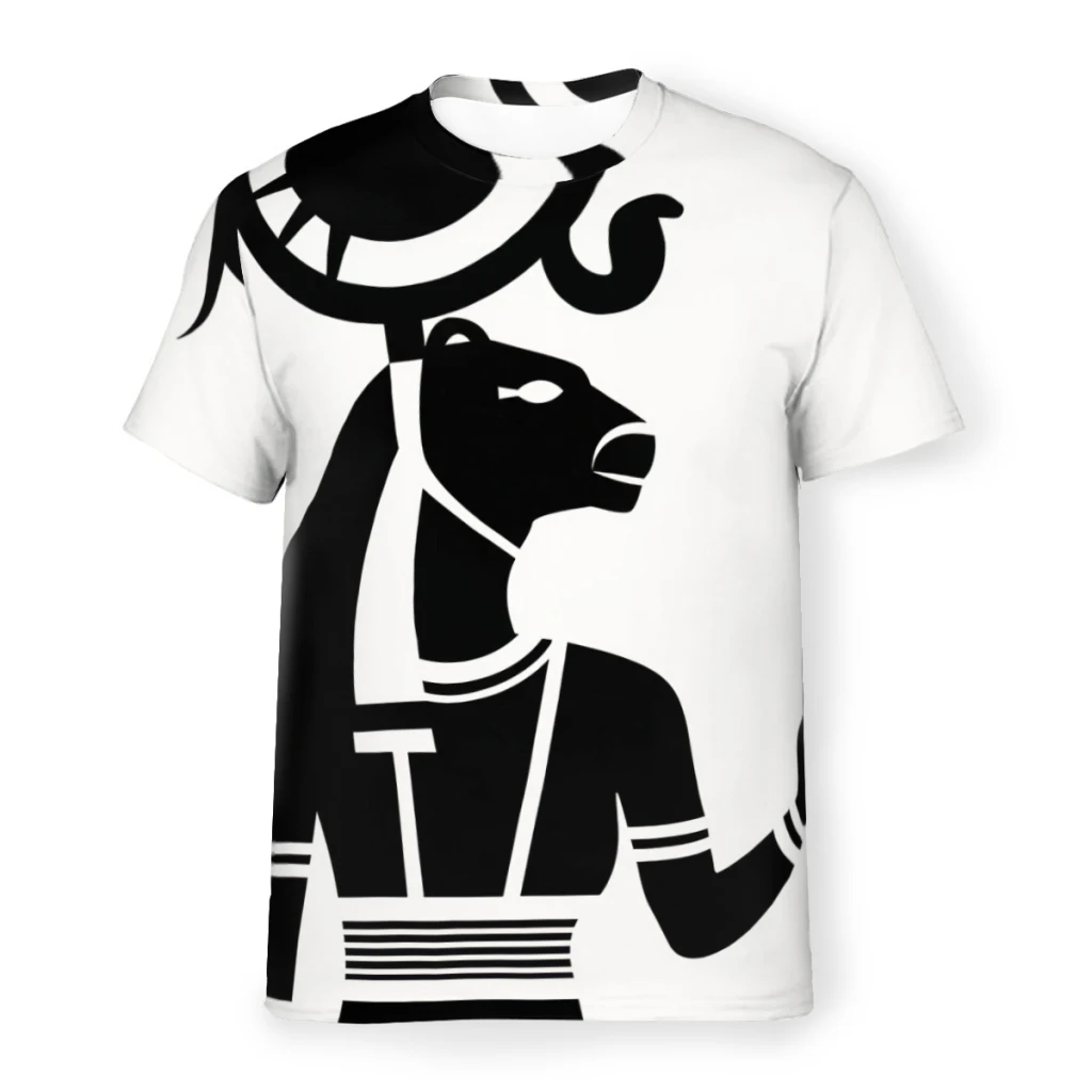 

Sekhmet Goddess Of Healing Ancient Egypt Egyptian Mythology Polyester TShirts Ancient Egyptian Male Graphic Streetwear