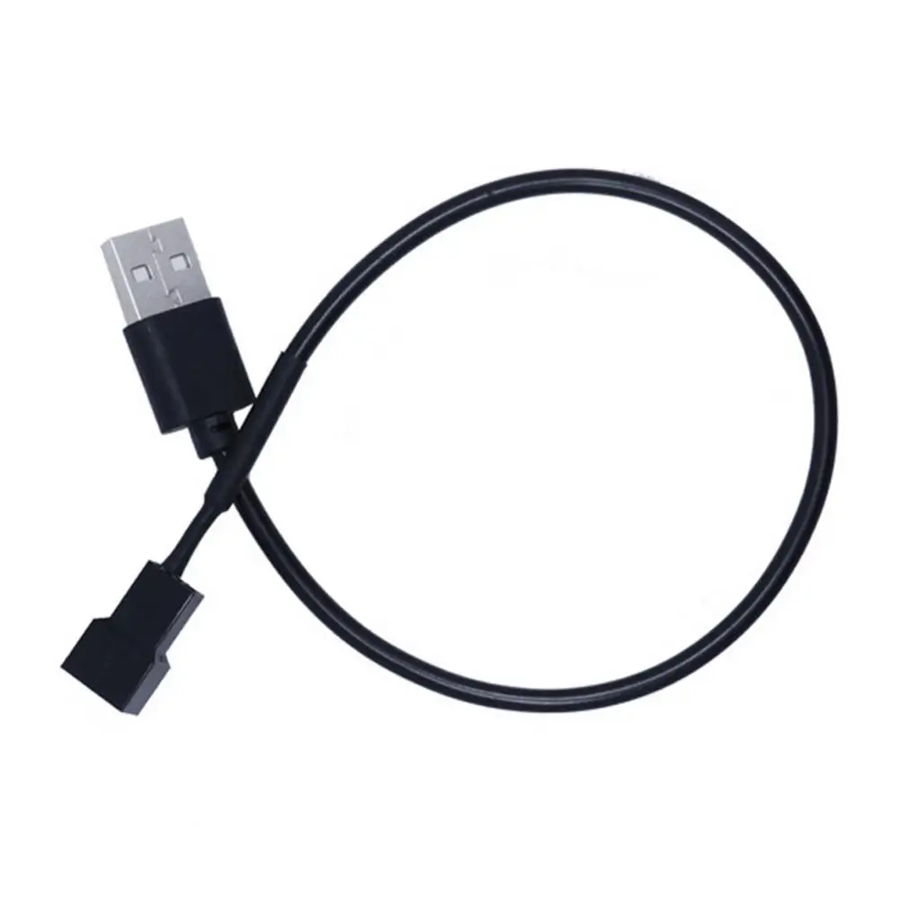 30cm USB Male to 3 Pin Adapter Cable Connector for PC Computer Case CPU Fan