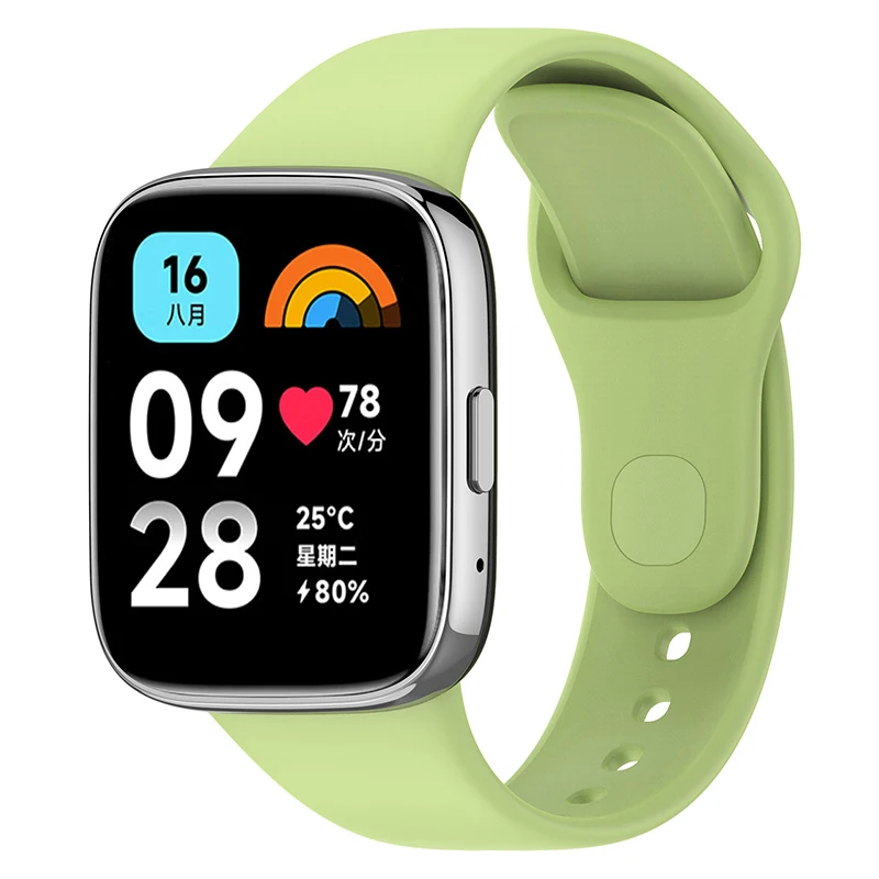 Silicone Watch Strap For Redmi Watch 3 Lite/Active Strap Wristband Replacement Band For Redmi Watch 3 Lite Smartwatch Watchband image 6
